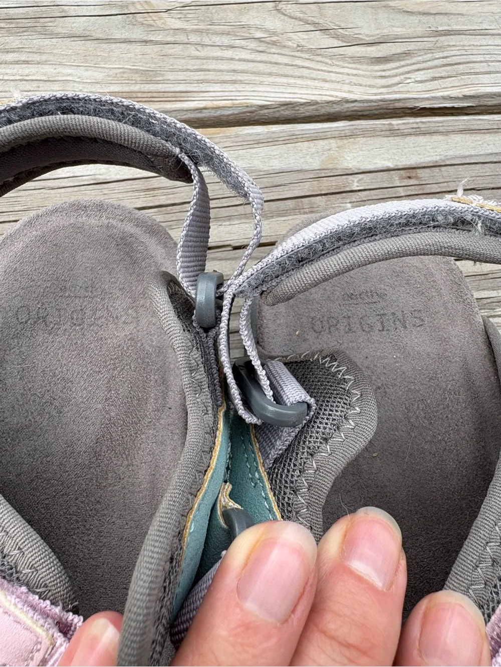 Women’s Earth Origins 3 Way Adjustable Outdoor Sandals in Pink, Lavender & Mint